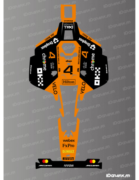 Naklejka ochronna robota LUBA 2 X - MC Laren F1